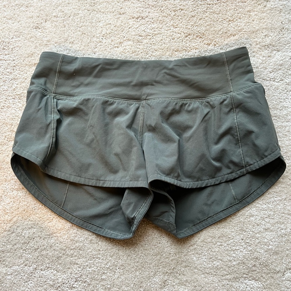 Lululemon speed up shorts size 2